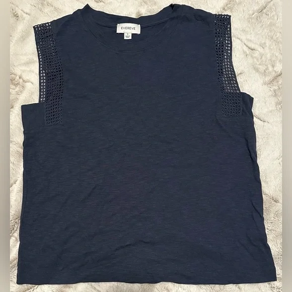 Evereve Penelope Eyelet Trim Tank - Picture 6 of 12